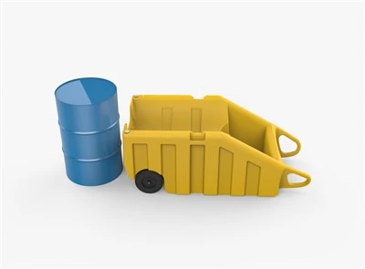 Teollinen 200L Drum Dolly Kaapelilla